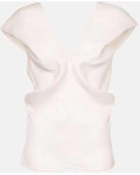 KHAITE - Ami Silk Top - Lyst