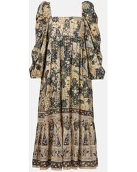 Ulla Johnson - Vestido Largo Natilda En Mezcla De Algodon - Lyst
