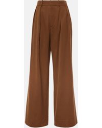 Wardrobe NYC - Low-rise Wool Wide-leg Pants - Lyst