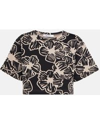 Max Mara - Bedrucktes Cropped-Top Apotema - Lyst