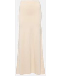 FFORME - Robyn Wool And Cotton-Blend Maxi Skirt - Lyst