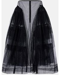 Simone Rocha - Jupe Midi En Tulle - Lyst