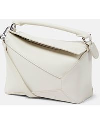 Loewe - Luxury Small Puzzle Bag In Soft Grained Calfskin For - Lyst