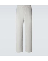 Homme Plissé Issey Miyake - Color Pleats Straight Pants - Lyst