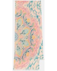 Etro Foulard in seta con stampa - Multicolore