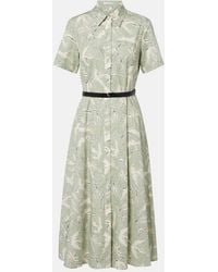 Altuzarra - Kiera Printed Cotton-Blend Shirt Dress - Lyst