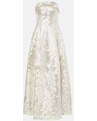 Jonathan Simkhai - Vestido De Fiesta Octavia De Jacquard Lame - Lyst