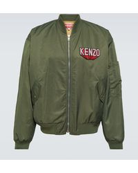 KENZO - Logo Bomber Jacket - Lyst