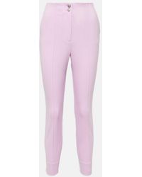 Veronica Beard - Kean Cropped High-Rise Slim Pants - Lyst