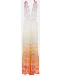 Missoni - Open-Knit Lame Jumpsuit - Lyst