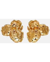 Oscar de la Renta - Blossom Crystal-Embellished Earrings - Lyst