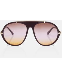 Chloé - Aly Aviator Sunglasses - Lyst