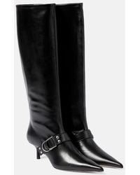 Blumarine - Jeanne Leather Knee-high Boots - Lyst