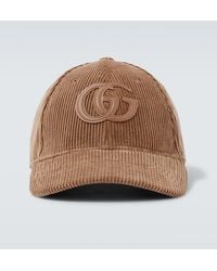 Gucci - Gorra De Algodon Con Gg - Lyst