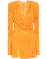 The Attico Minikleid aus Jacquard - Orange