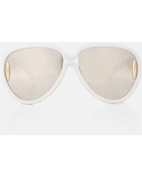 Loewe - Paula's Ibiza Pilot Mask Aviator Sunglasses - Lyst