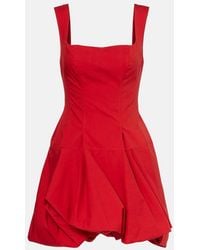 Jonathan Simkhai - Juni Cotton-Blend Poplin Minidress - Lyst