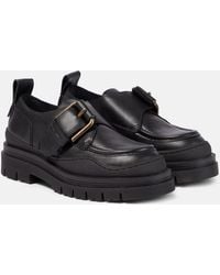 See By Chloé - Chunky Leather Loafers - Lyst