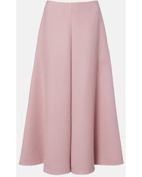 Dorothee Schumacher - Falda Midi Layered Coolness De Tiro Alto - Lyst