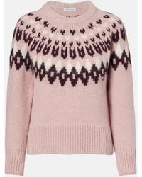 Veronica Beard - Anne Fair Isle Wool-Blend Sweater - Lyst