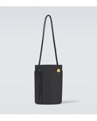 Loewe - Pebble Dice Pocket Leather Shoulder Bag - Lyst