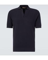 Loro Piana - Walkery Cotton And Silk Polo Shirt - Lyst