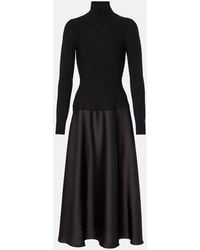 Jonathan Simkhai - Midikleid Francie Aus Satin - Lyst