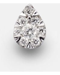 PERSÉE - Piercing 18Kt Single Earring With Diamonds - Lyst