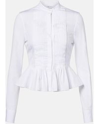 McQueen - Cotton Poplin Shirt - Lyst