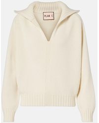 Plan C - Wool And Cashmere Sweater - Lyst