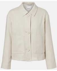Max Mara - Dattero Linen And Cotton Jacket - Lyst