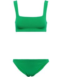 Hunza G Helena Prene Bikini - Green