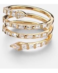 SHAY - 18Kt Ring With Diamonds - Lyst