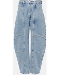 Agolde - High-Rise Barrel Jeans Mara - Lyst