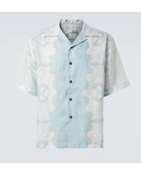 Commas - Paradise Floral Linen Bowling Shirt - Lyst