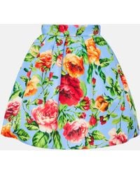 Carolina Herrera - Floral Midi Skirt - Lyst