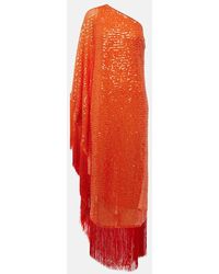 ‎Taller Marmo - Spritz Disco Sequined Maxi Dress - Lyst
