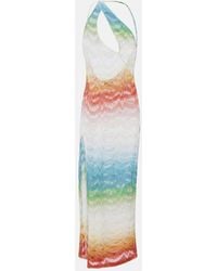 Missoni - Asymmetric Lame Maxi Dress - Lyst