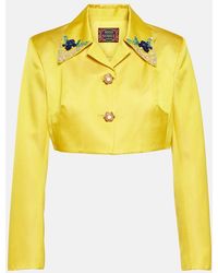 Miss Sohee - Embellished Jacket And Crop Top Set - Lyst