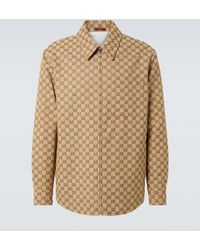 Gucci - Gg Shirt Jacket - Lyst