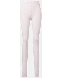 Wardrobe NYC - Sheer Leggings - Lyst