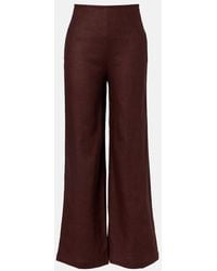 Faithfull the Brand - Syna Linen Wide-Leg Pants - Lyst
