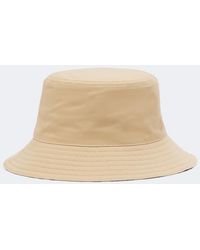 Burberry - Ekd Cotton Bucket Hat - Lyst