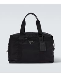 Prada - Weekender Aus Re-Nylon Mit Lederbesatz - Lyst
