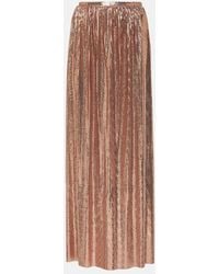 Rabanne - Metallic Mesh Maxi Skirt - Lyst