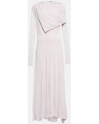 Jil Sander - Draped Crepe Gown - Lyst