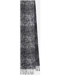 Loewe - Anagram Wool And Cashmere Scarf - Lyst