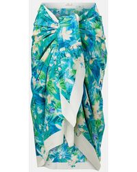 Chloé - Floral Cotton Beach Cover-Up - Lyst
