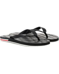 Moncler Sandales en caoutchouc Yolene - Noir