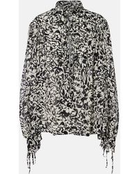 Dries Van Noten - Printed Blouse - Lyst